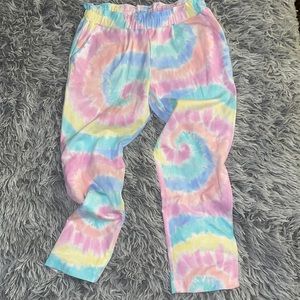 Little girls 5T tie dye pants